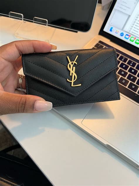 ysl pocket wallet|ysl small wallet for women.